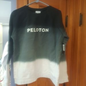 Peloton Ombre Green Sweatshirt NWT
